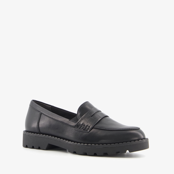 Tamaris dames loafers zwart