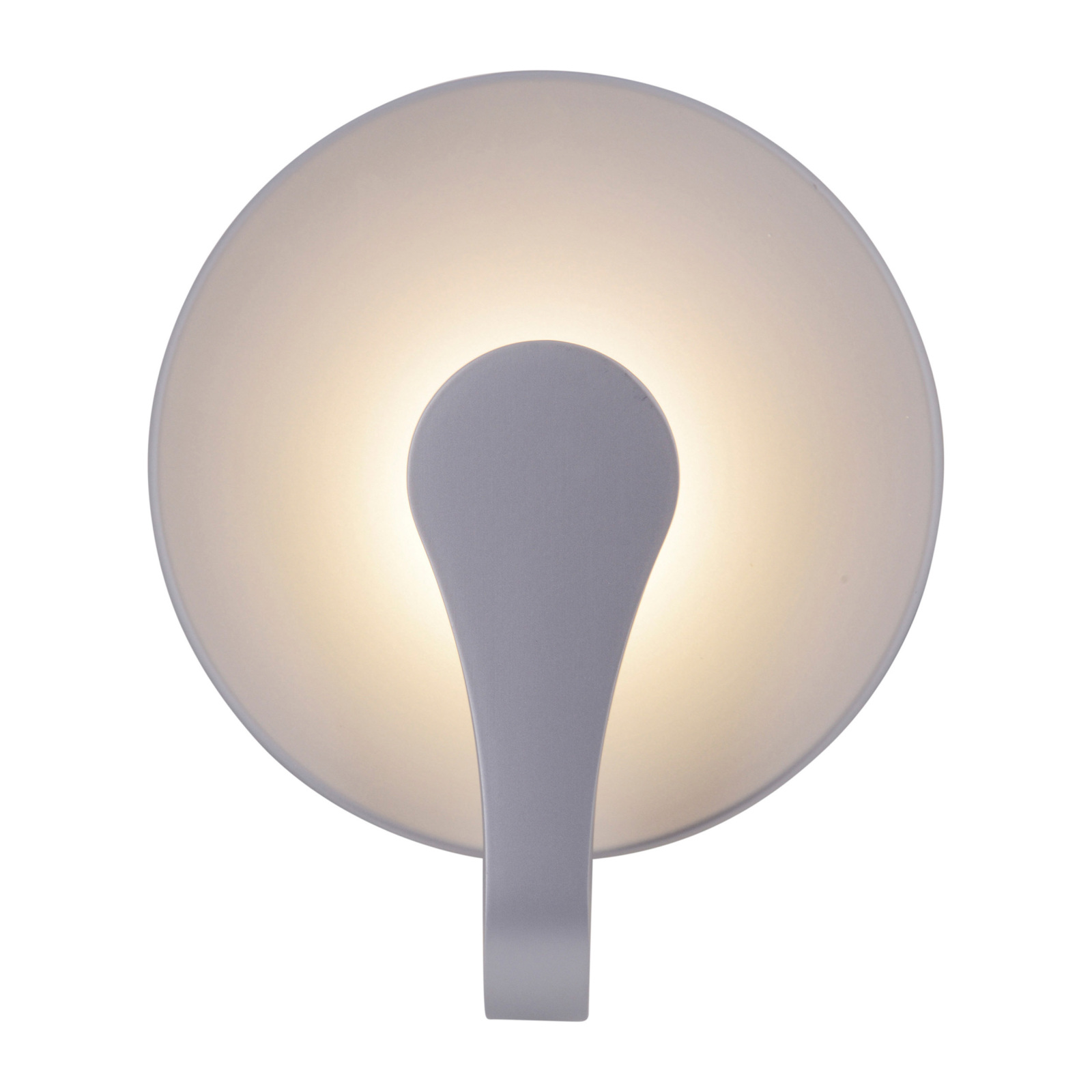 LED-Wandleuchte STAN - silber - 16 cm