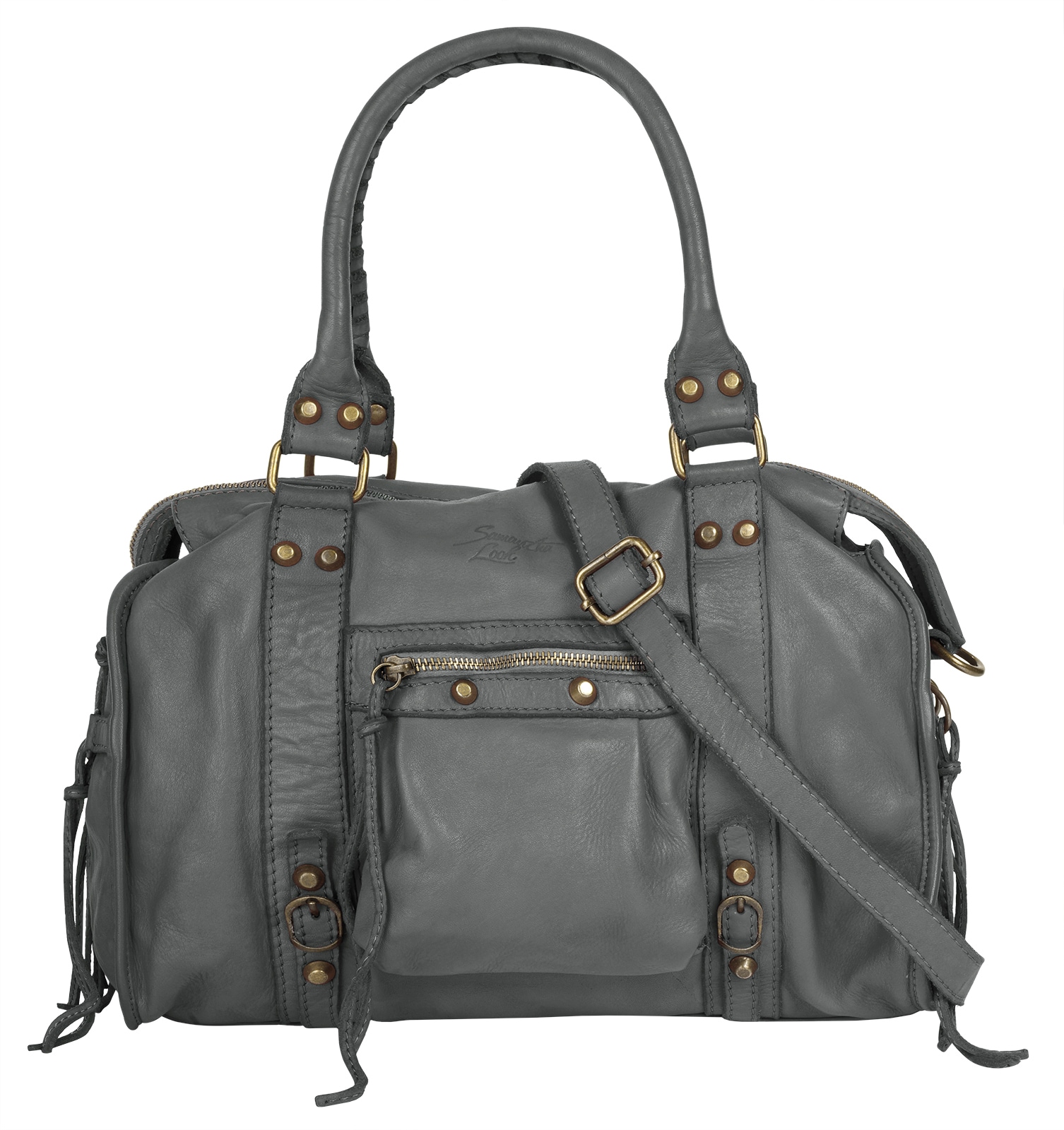 Samantha Look Shopper echt Leder, Made in Italy