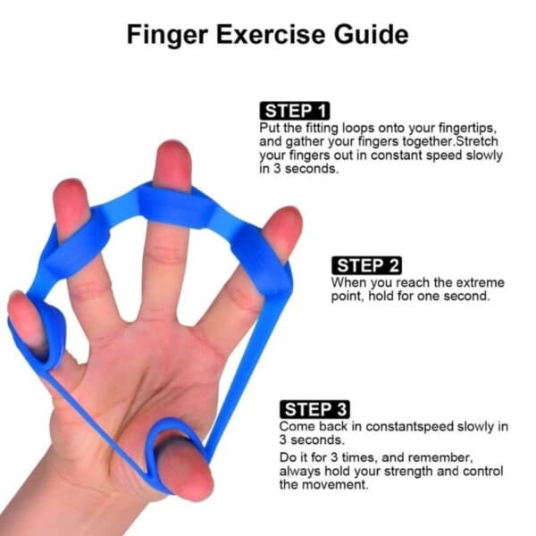 Fingertrener silikon - håndledd og grep coach 3 kg grønn