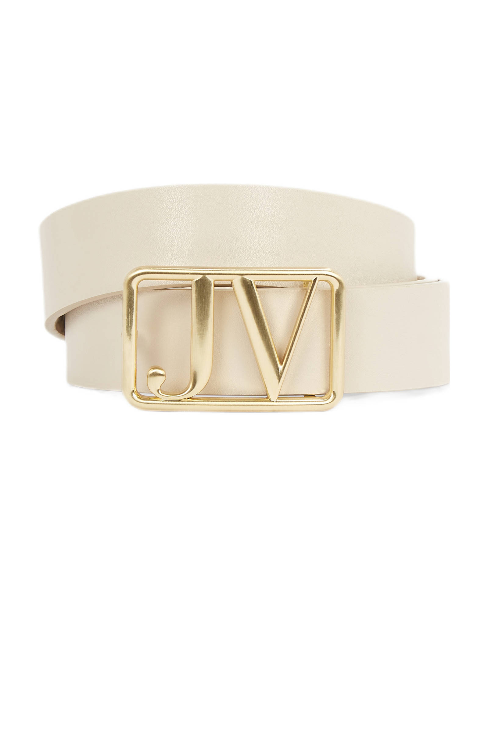 JOSH V riem met slangenprint Perri beige