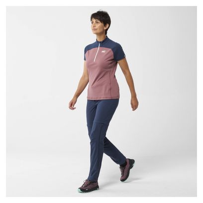 Polaire Millet Morpho Zip Rose Femme
