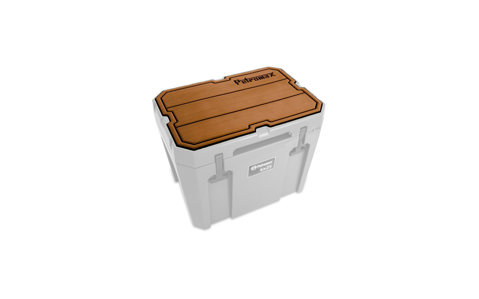 Petromax Haft-Auflage für Kühlbox kx25 braun mit Drachenemblem