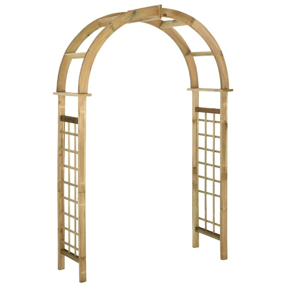 Arche avec treillis bois de pin vert imprégné