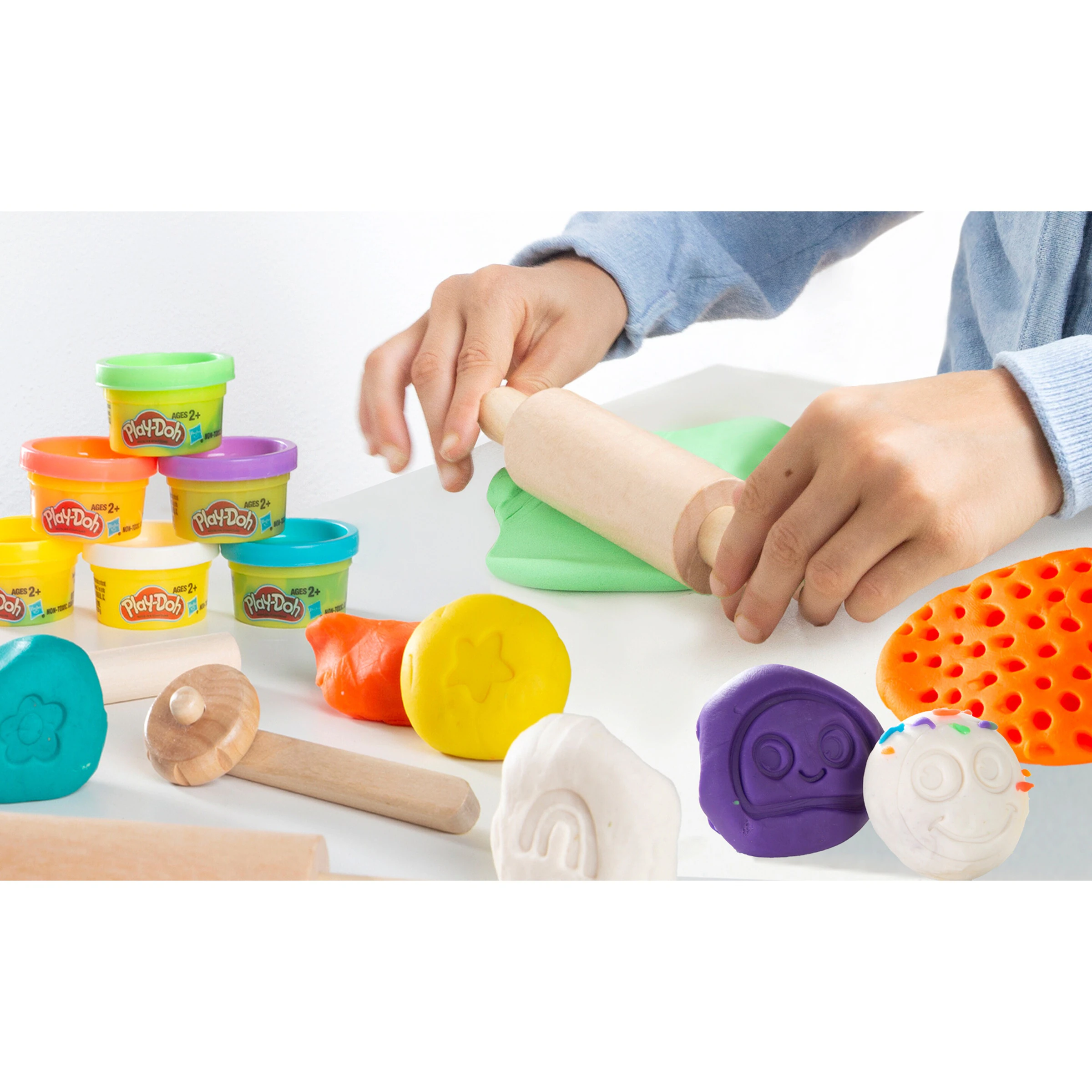 roba Sitzgruppen-Set Play-Doh 12-teilig weiß/natur