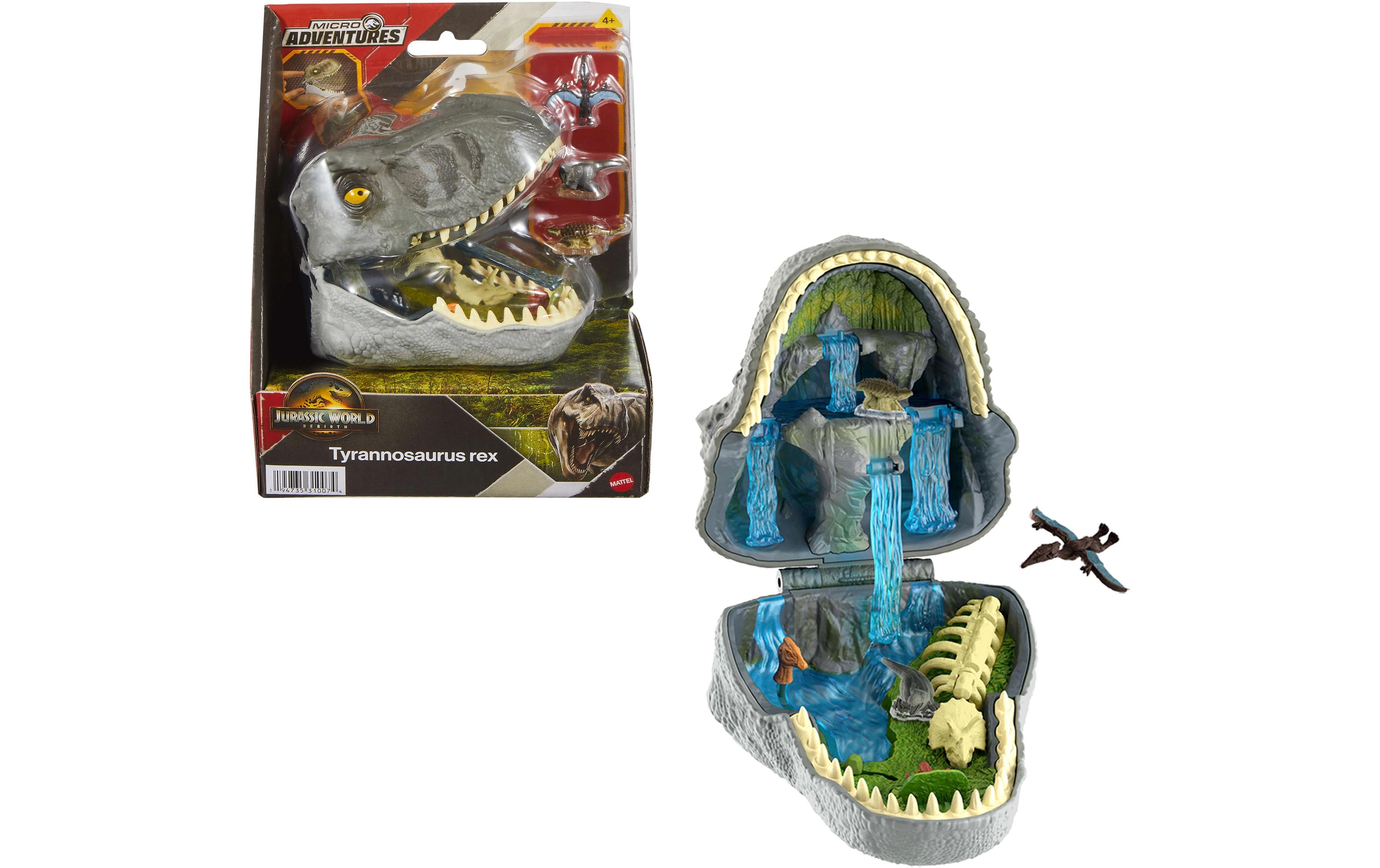Jurassic World Micro Compact T-Rex 12 cmDino-Kinderspielzeug