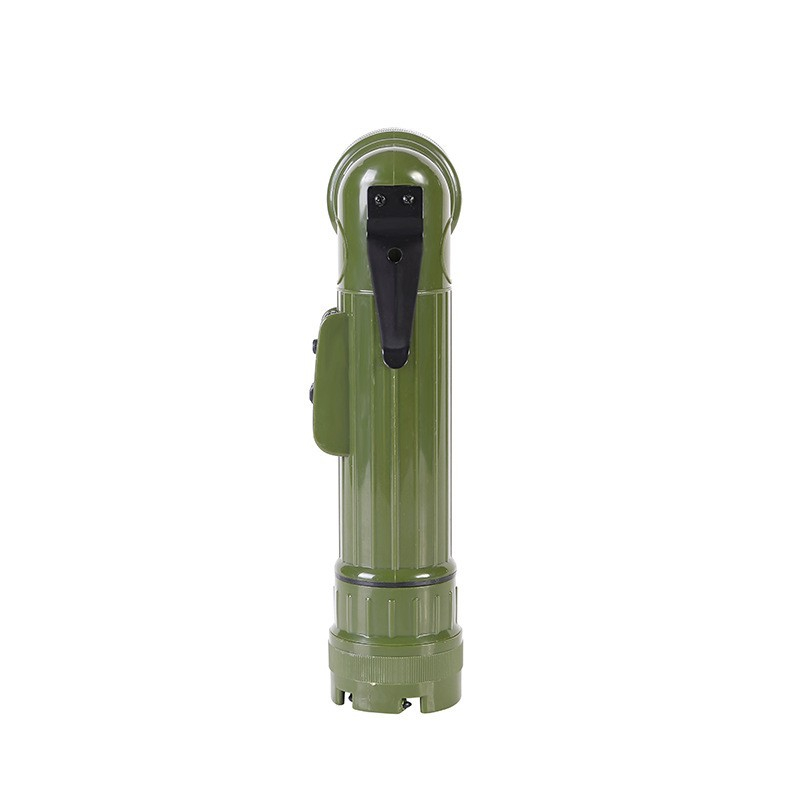(5-tlg. Set) Winkel Taschenlampe LED Licht mit Farbfiltern   Gürtelclip (Batteriebetrieben) - Grün
