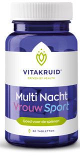Vitakruid Multi Dag & Nacht Vrouw Sport Tabletten 60TB