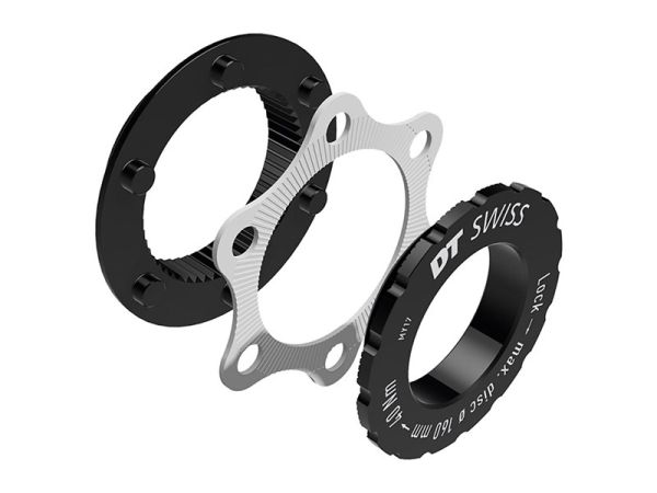 DT SWISS Bremseskiveadapter, 6 huls til Centerlock