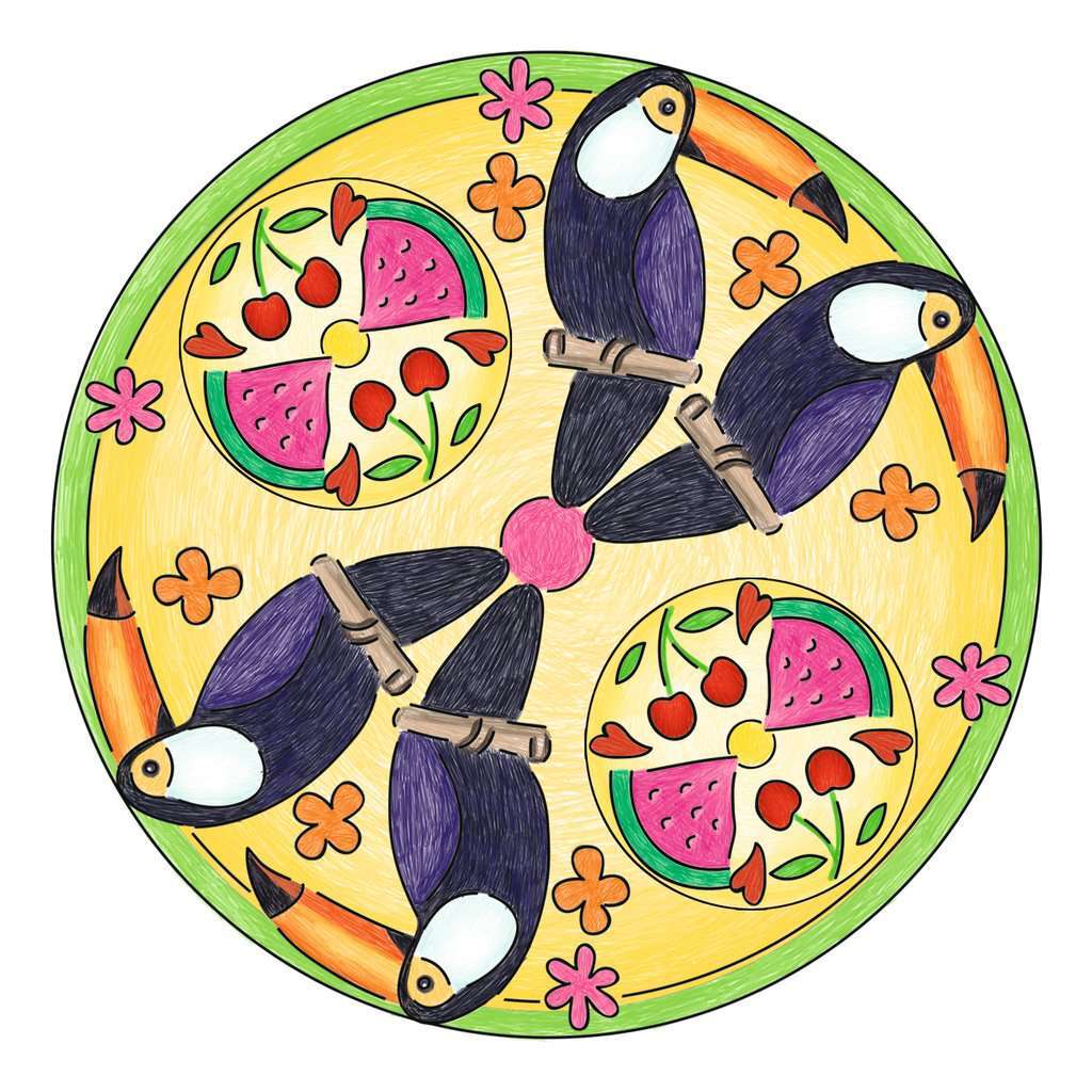 Ravensburger Spiel Mandala Designer Flamingo & Friends