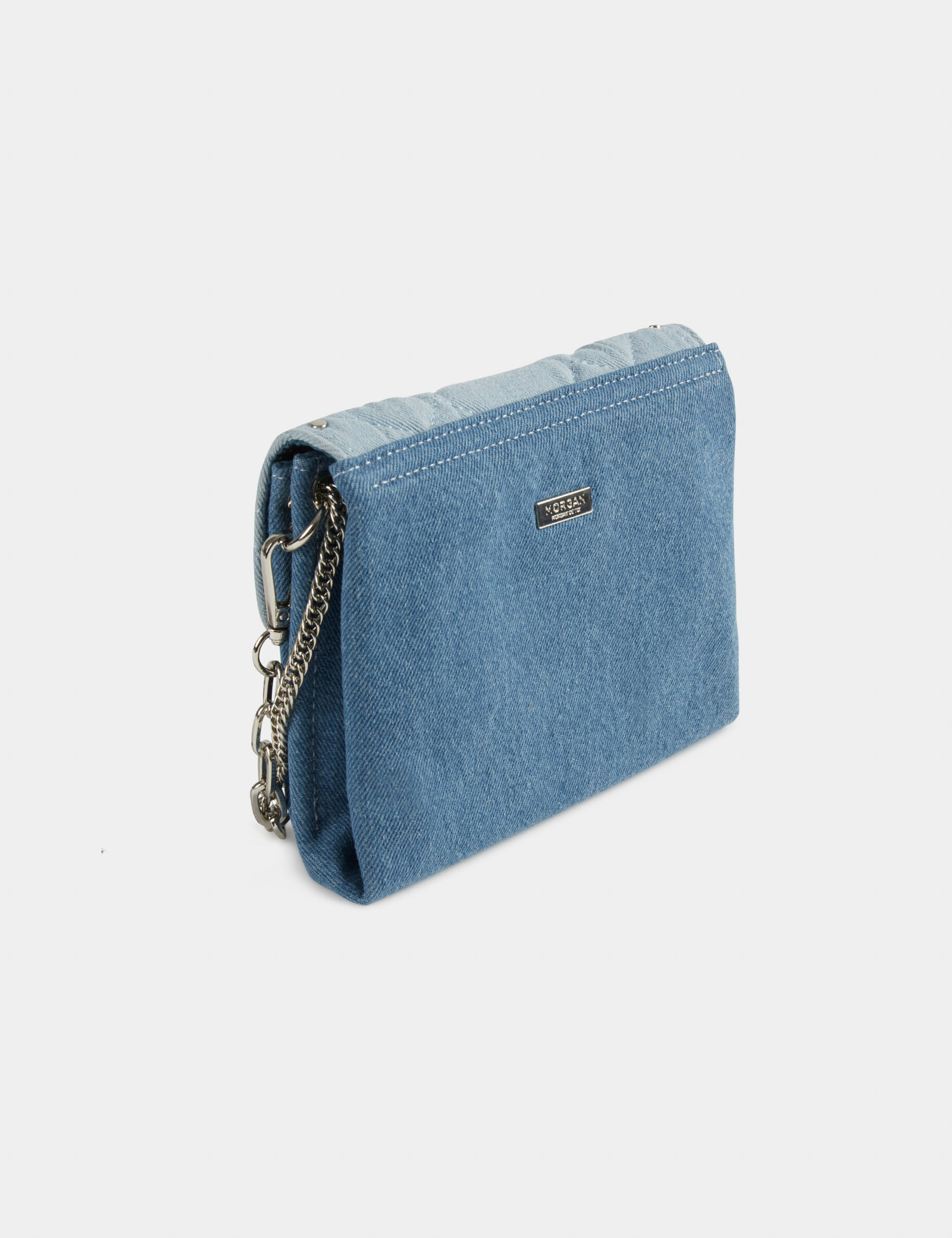 Sac pochette en jean avec clous jean femme - jean