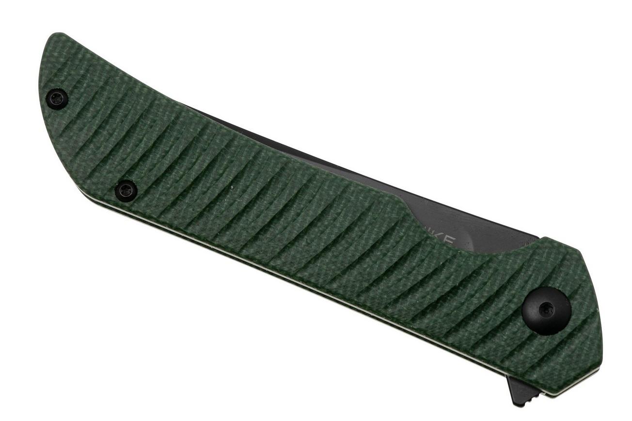 Ruike P122-MG PVD 14C28N, Green Micarta, zakmes