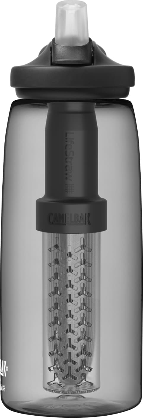 Camelbak Eddy+ 1L LifeStraw vandflaske, grå