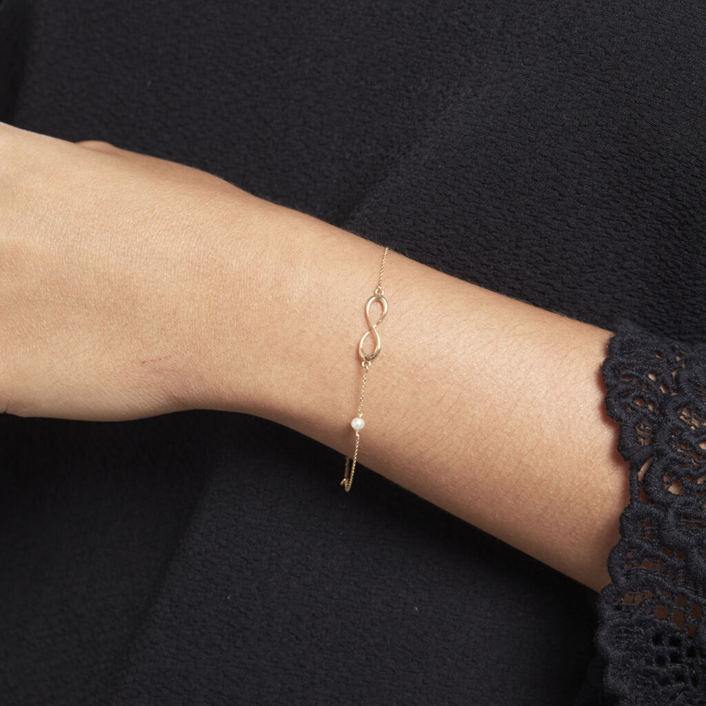 Bracelet Illenia Or Jaune Perle De Culture