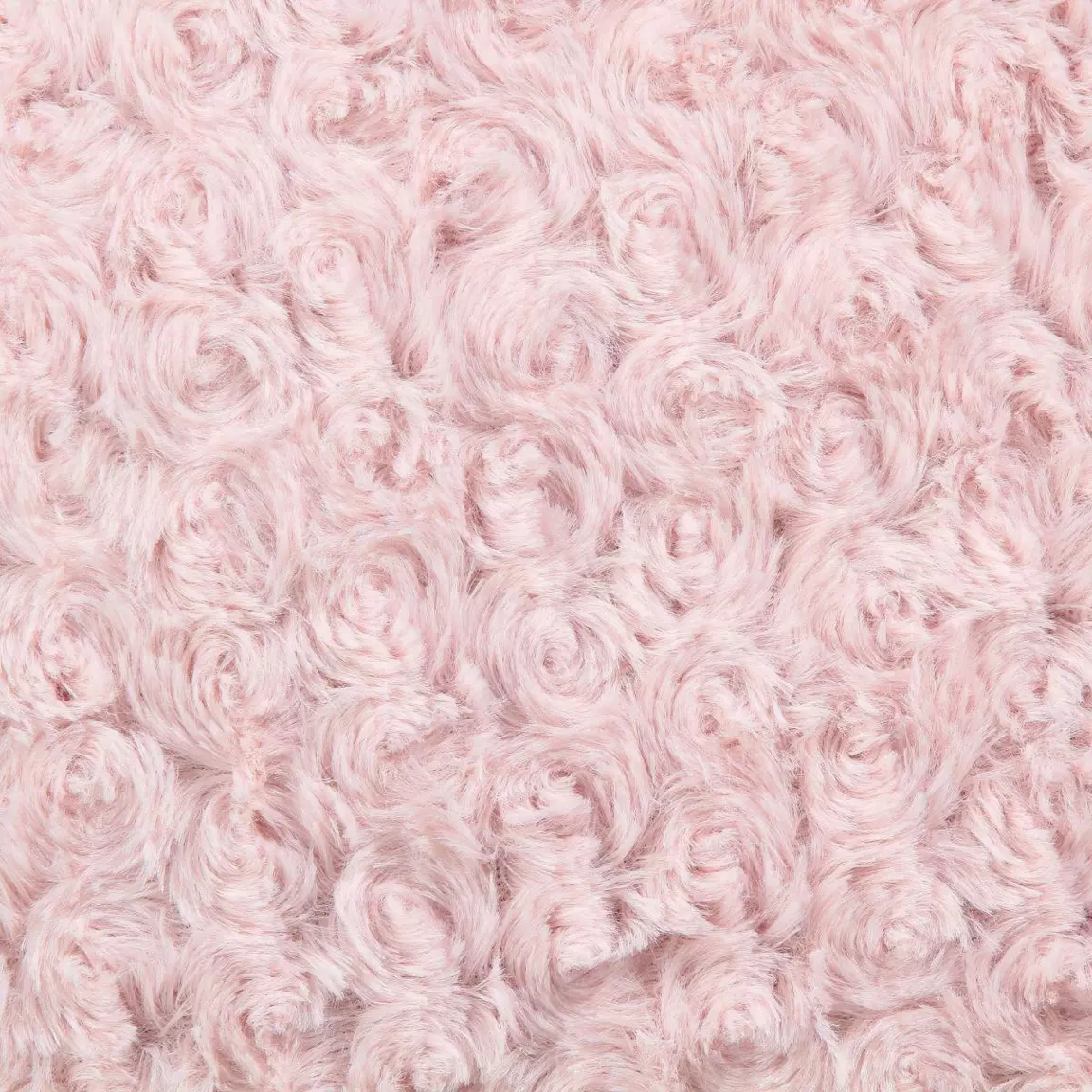 Coussin carré (45 x 45 cm) Bouclée Rose