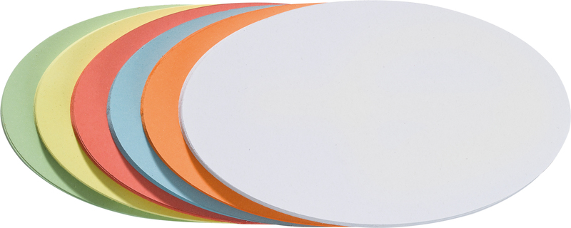 Franken Moderationskarten, oval, 11 x 19 cm, 250 Stück