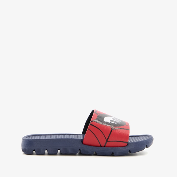 Spider-Man jongens badslippers zwart rood