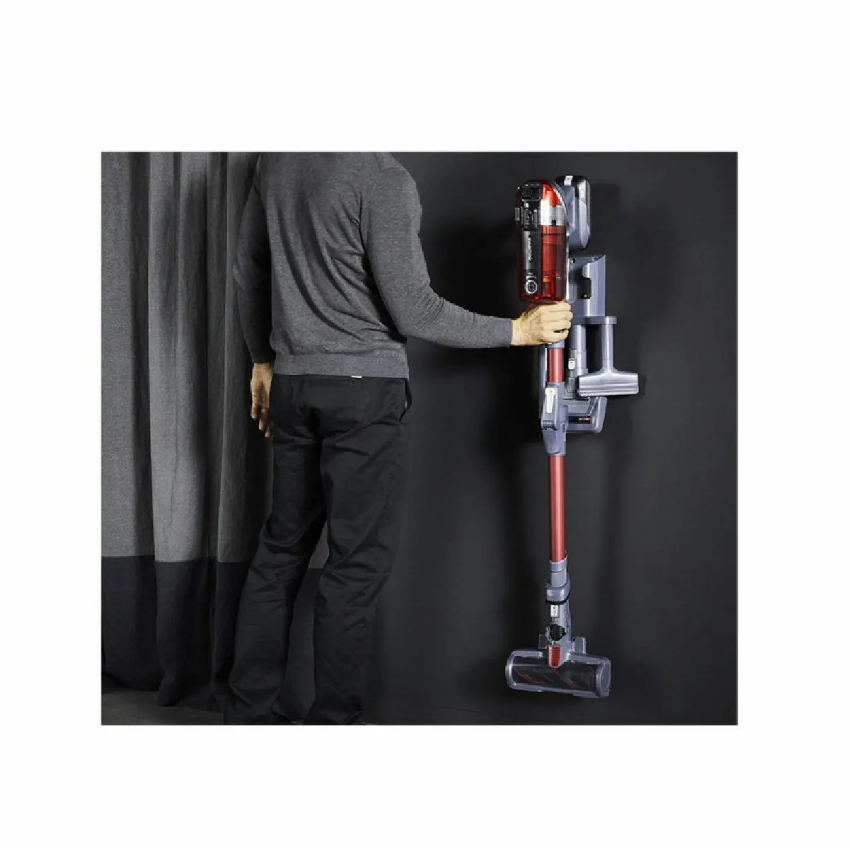 Rowenta X-Force Flex 11.50 - Noir/Rouge