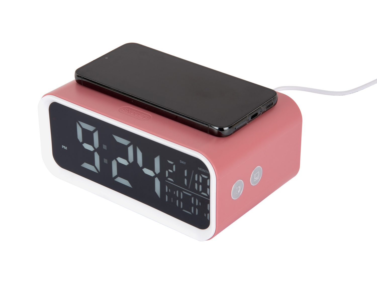Wekker Chunky LED - Roze