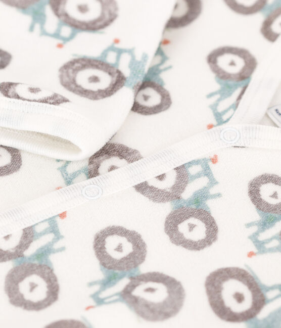 Pyjama bébé tracteurs en velours