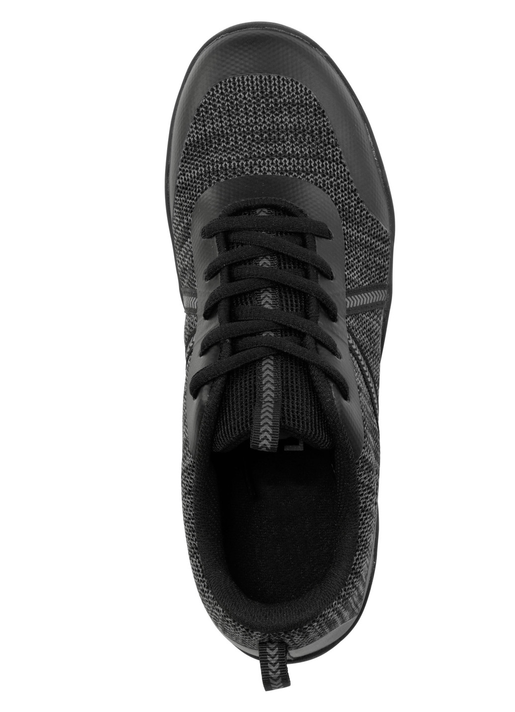 Barfußschuh aus Textilmaterial mit Synthetik-Besätzen
