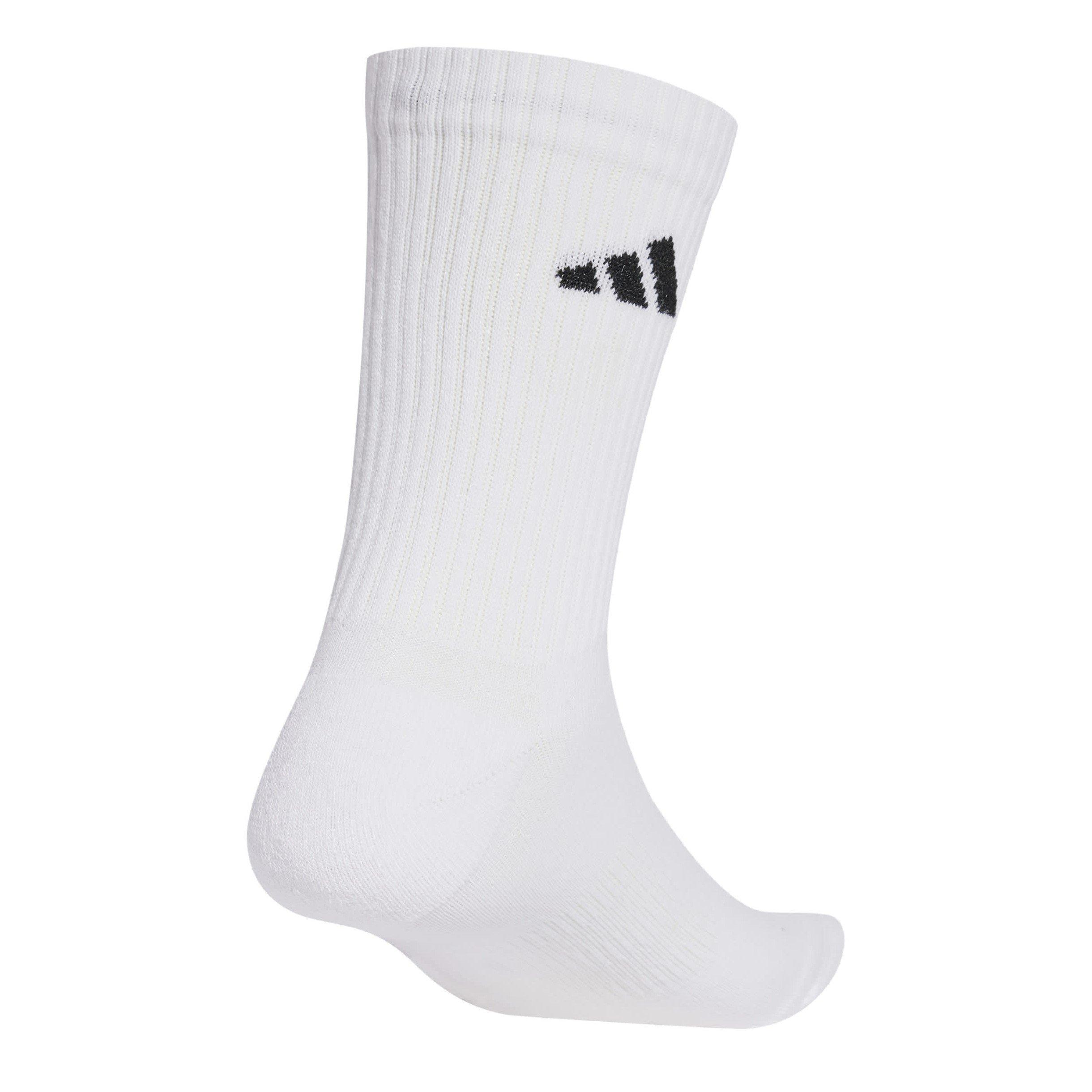 adidas 3 Pack Crew Socks Adults