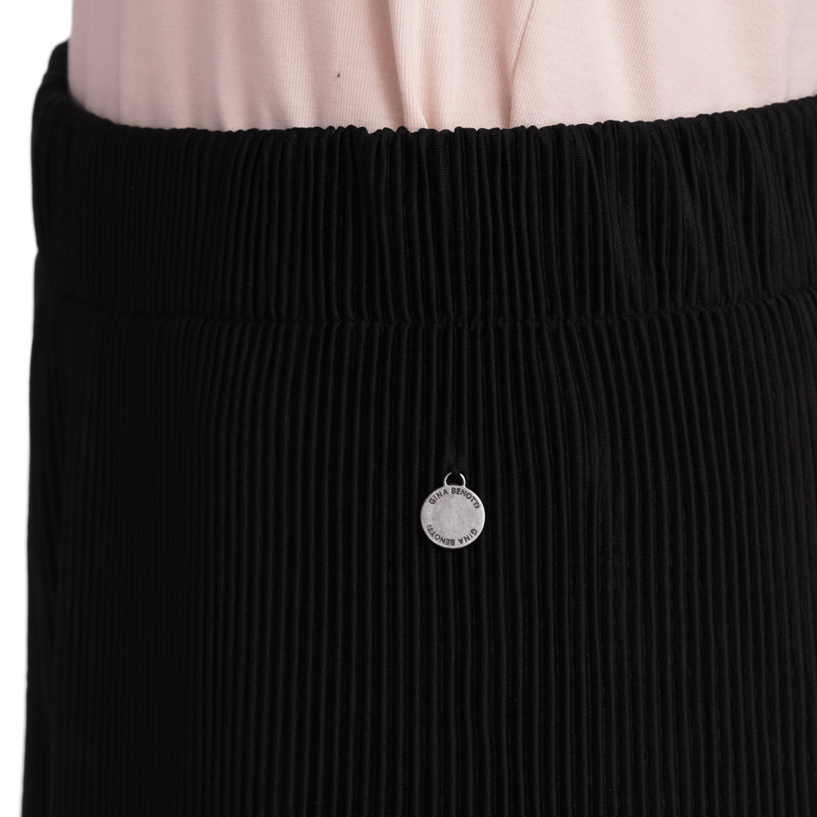 Gina Benotti Damen Culotte in Unifarben schwarz