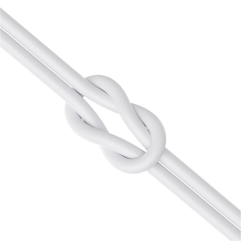 EW01 In-Ear Kopfhörer 3.5mm Klinken Anschluss mit Mikrofon und Lautstärkeregler - Weiss