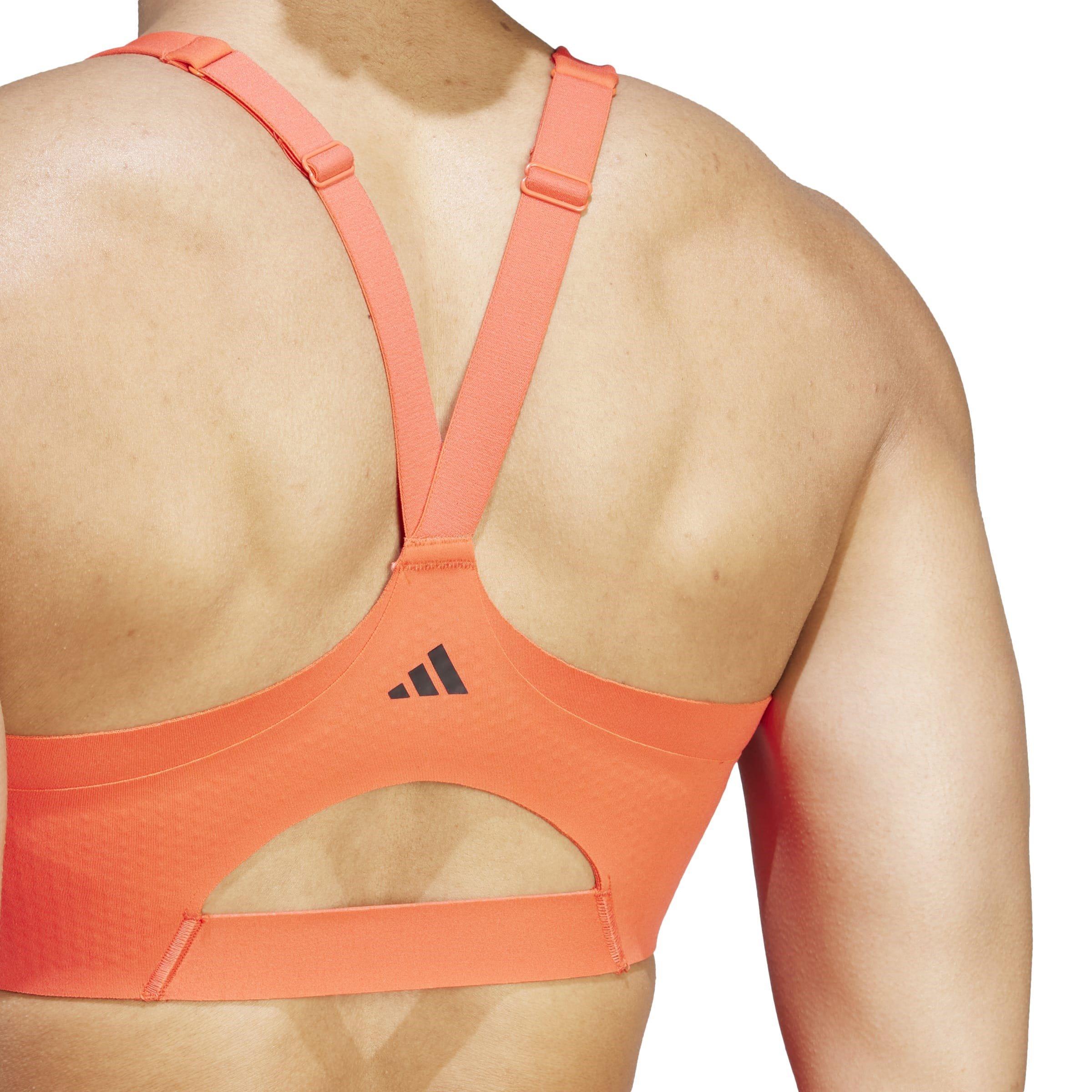 adidas TLRD Impact Luxe High Support Zip Bra Womens