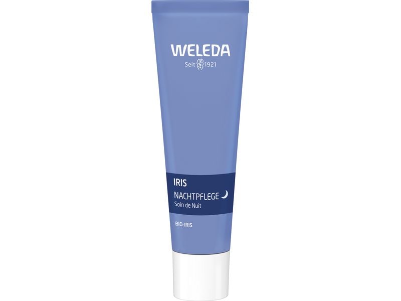 WELEDA Nachtcrème Iris 30 ml Natürliche Gesichtscrème fördert die Regeneration über Nacht