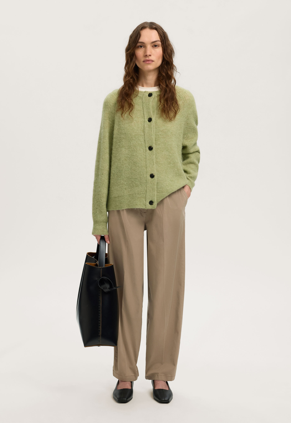 Selected Wool Blend Cardigan