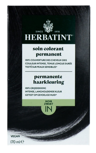 Herbatint Permanente Haarkleuring Zwart 170ML