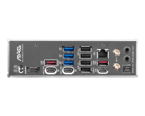 MSI MAG X870E TOMAHAWK WIFI - Bundkort - ATX - Socket AM5 - AMD X870E Chipset - USB-C 3.2 Gen 2x2, USB-C 3.2 Gen2, USB 3.2 Gen 2, USB 3.2 Gen 1, USB4 - 5 Gigabit Ethernet, Wi-Fi 7 - onboard grafik (CPU påkrævet) - HD Audio (8-kanaler)