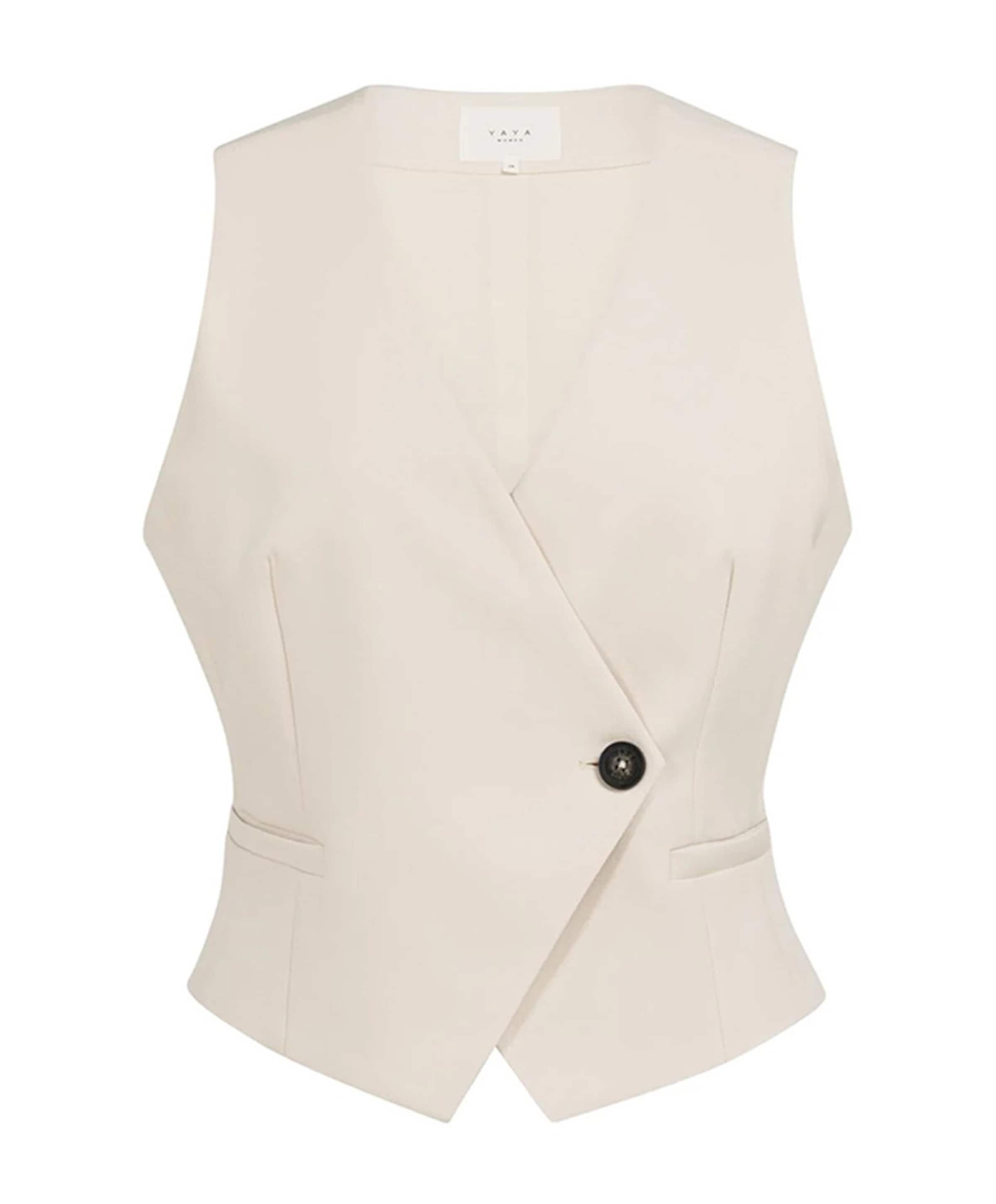YAYA Dames gilet ecru