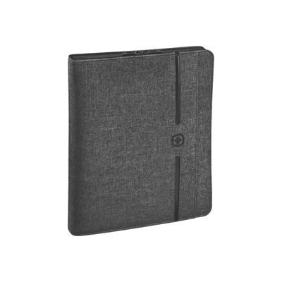 Wenger Affiliate - Conférencier A4 zippé à anneaux - noir