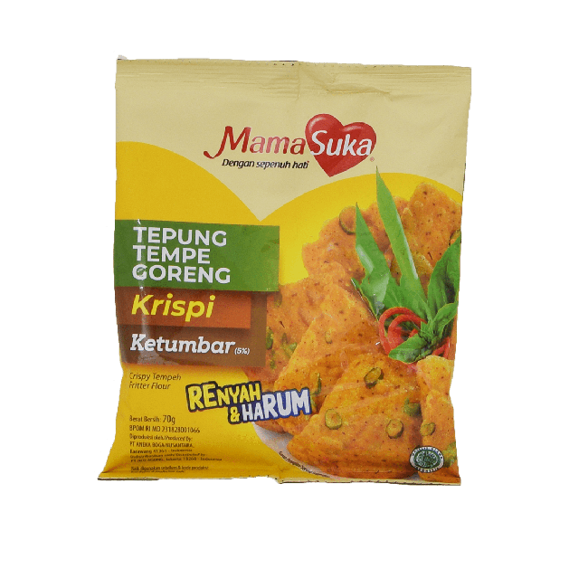 Mama Suka Tempung Tempe Goreng Krokante Tempeh Beignets Meel 80g