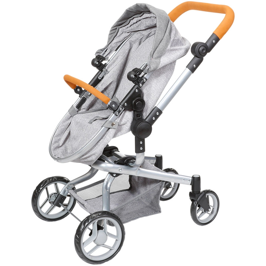 knorr toys® Puppenwagen Boonk - stone brown grau