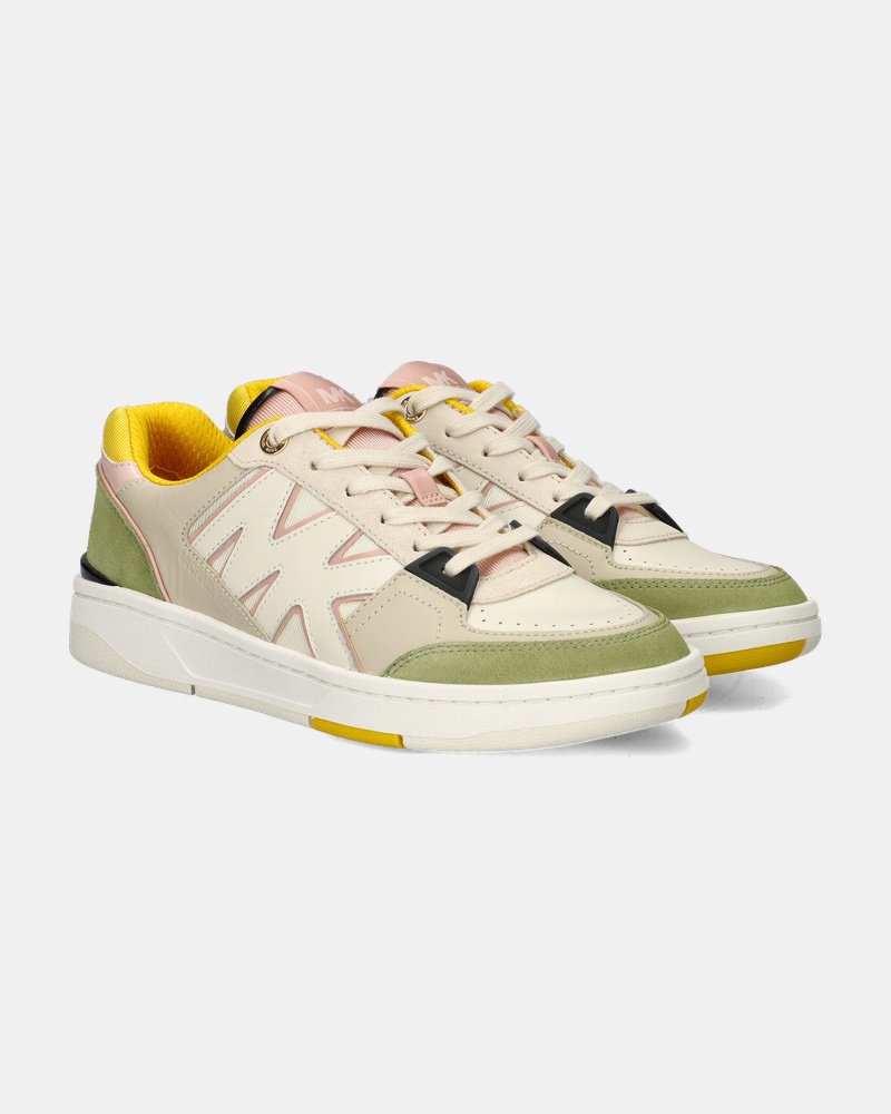 Michael Kors Rebel Lace-up Lage sneakers  - wit