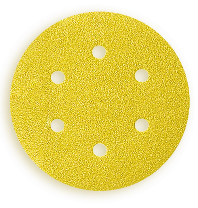Papier abrasif corindon ø150 mm grain 120, lot de 5
