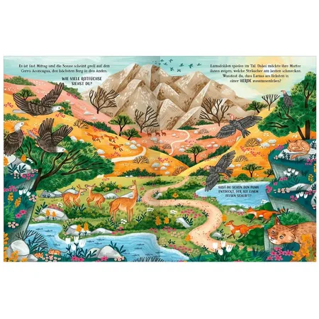 ars Edition Berge voller Wunder: Such- und Wimmelbilderbuch