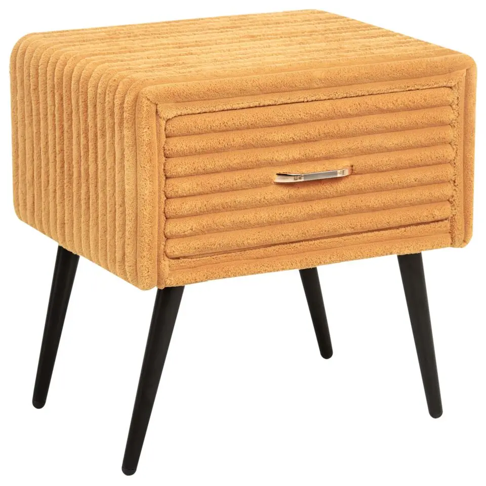 FLAYAT - Nachtkastje - Oranje - Corduroy