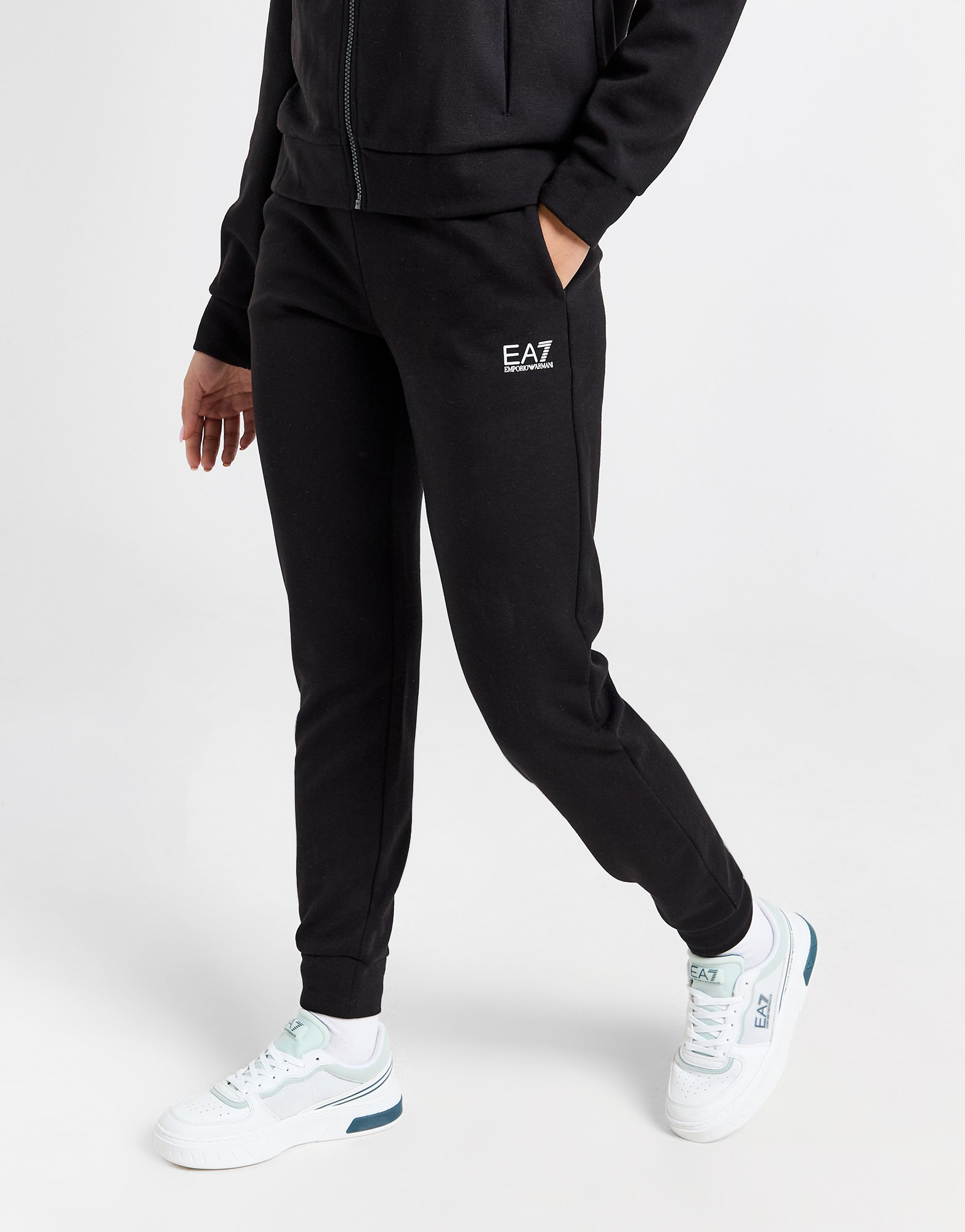 Emporio Armani EA7 Ensemble de survêtement Zippé Essential Femme