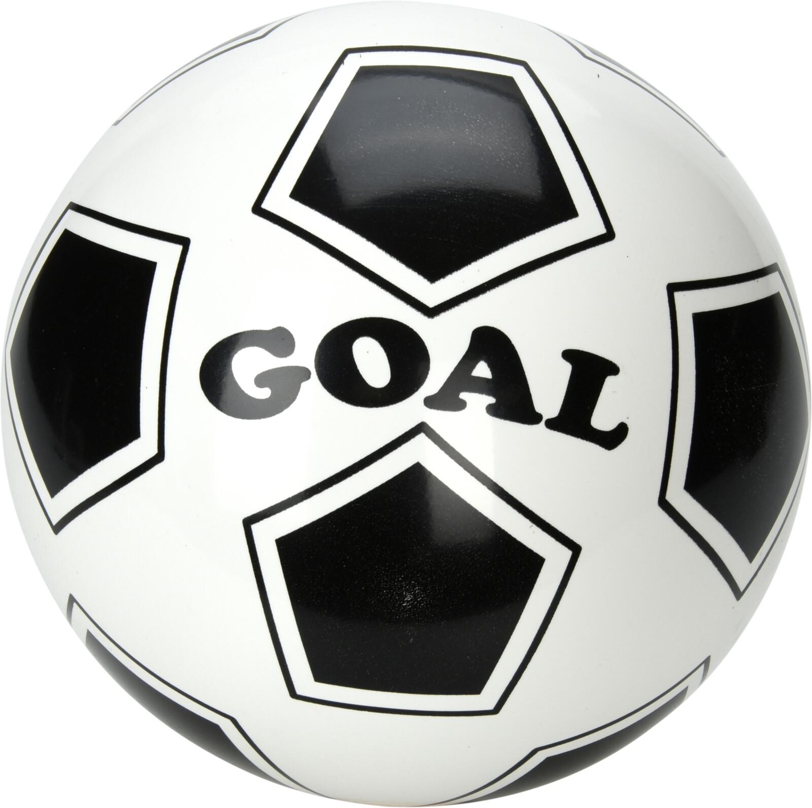 BALLON GOAL NOIR ET BLANC D.23CM