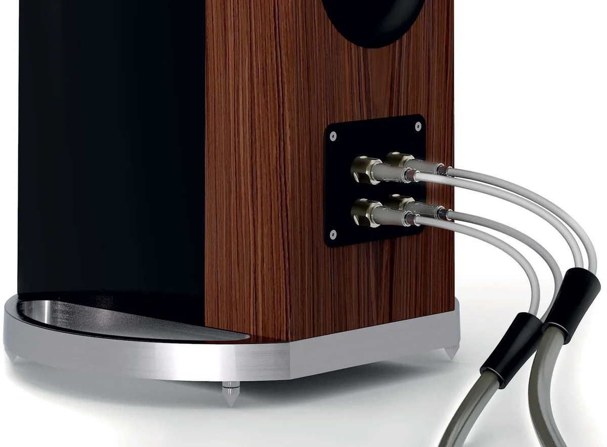 Q Acoustics Concept 500 Noir & Noyer (la paire) Enceintes colonne