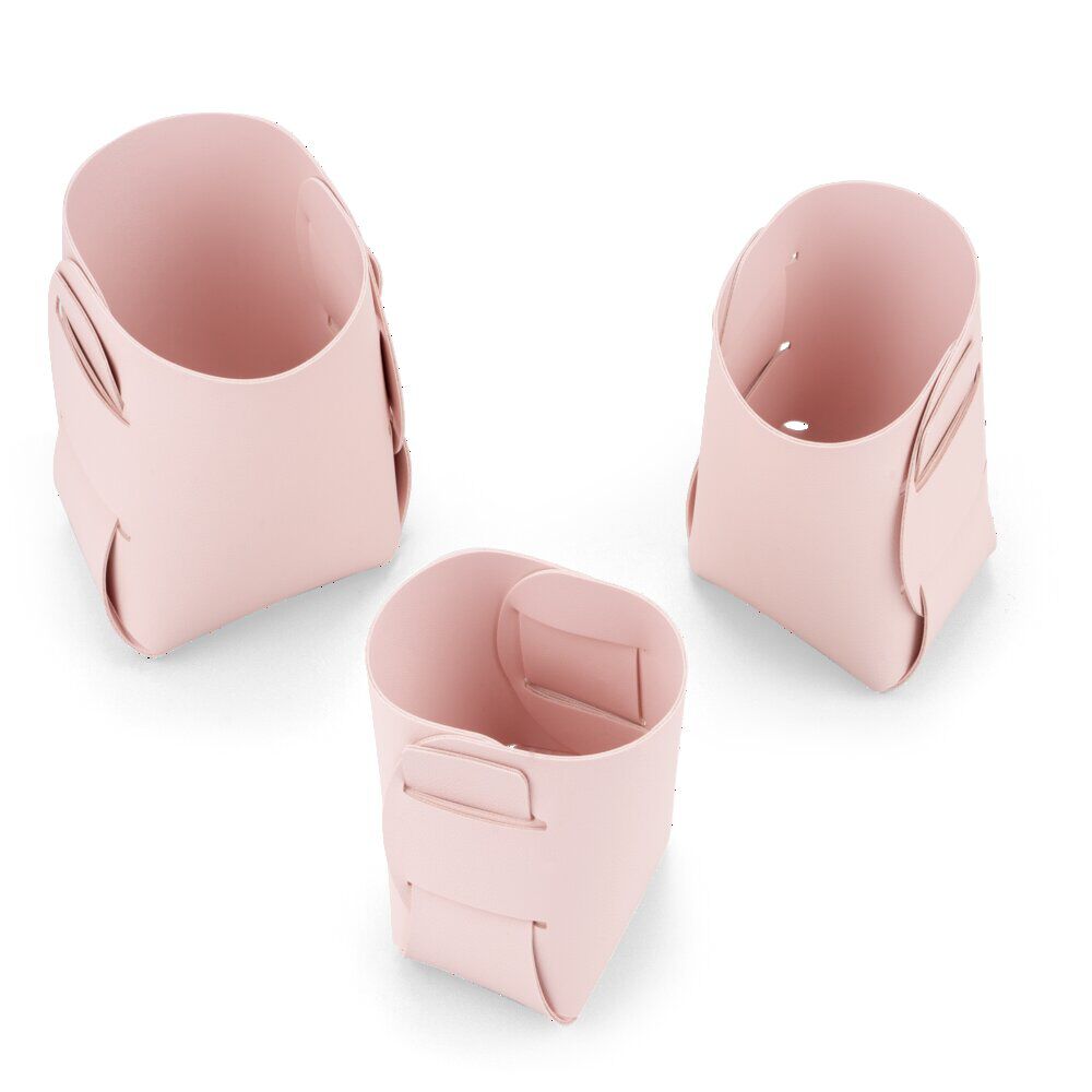 Lot de 3 panières de rangement 8/9/10cm - 3 coloris