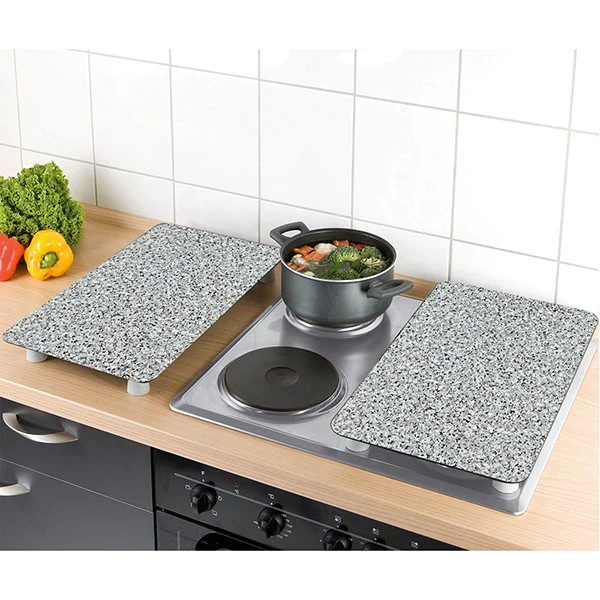 Set 2 couvre-plaques protection motifs Granit Wenko by Maximex