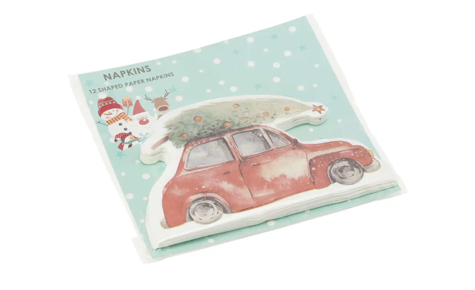 HOME STORY Weihnachtsservietten, 12er Pack