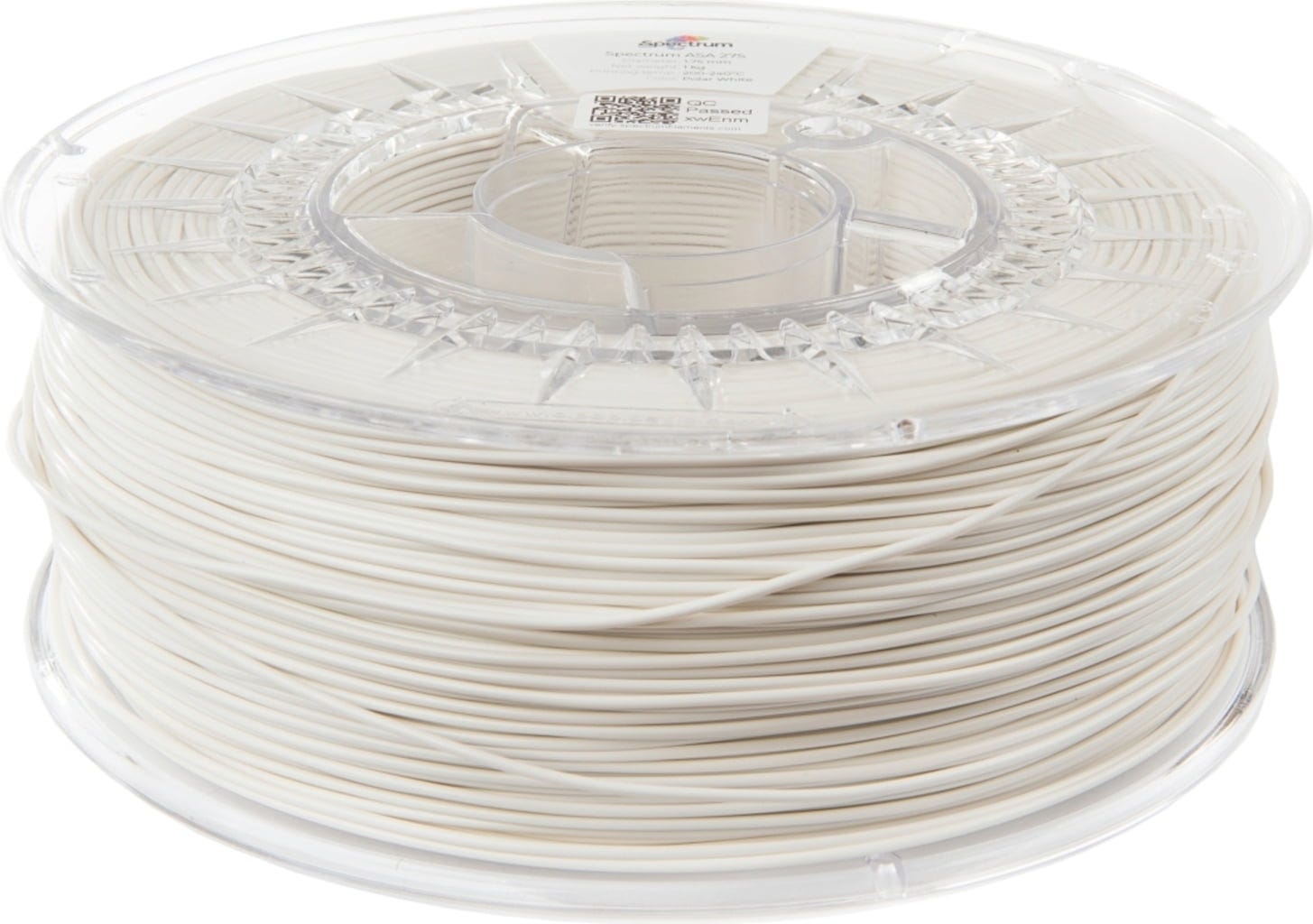 Spectrum  ASA 275 Polar White, 1,75 mm / 1000 g    Einfach druckbares ASA Filament