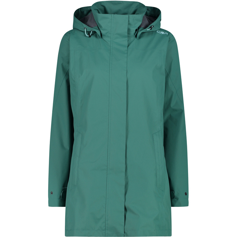 CMP Damen Rain Hoodie Button Jacke