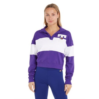 Polo à manches longues femme Tjw Rlx Letterman Flag TOMMY HILFIGER